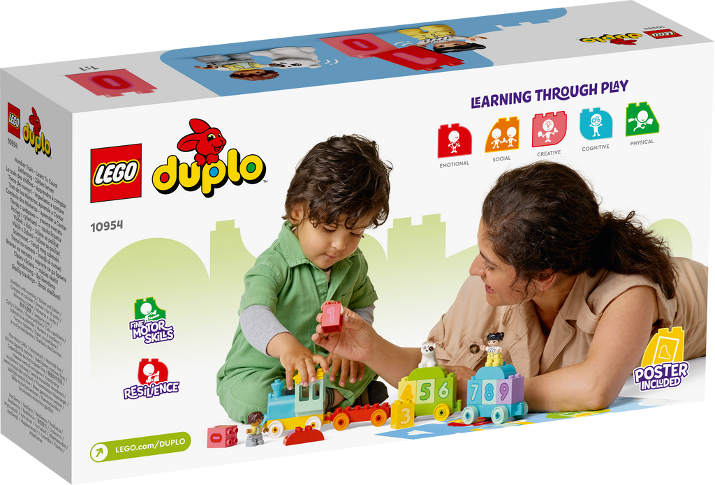 LEGO number train From Babies with Love