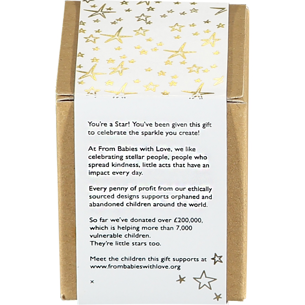 You're a Star natural soy votive candle