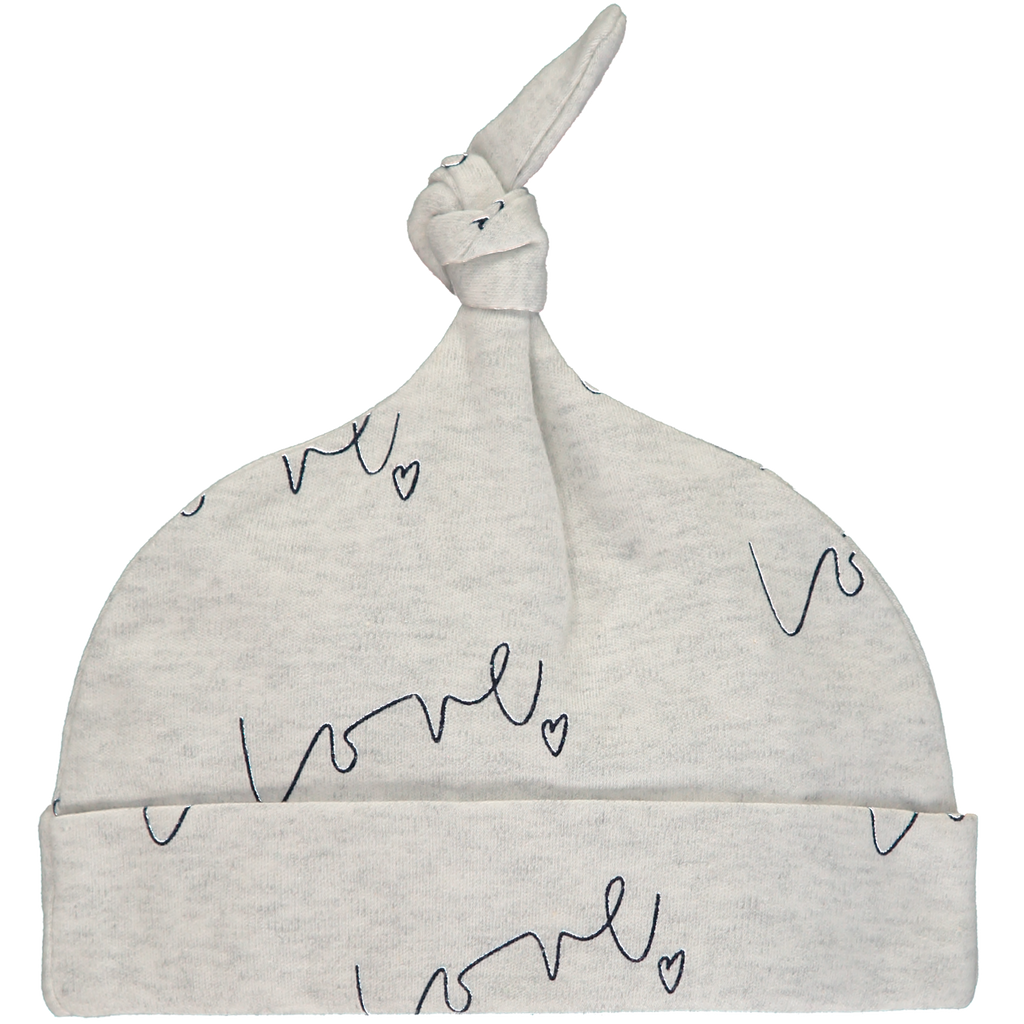 Hat - Our Love baby knot hat is made with luxuriously soft organic cotton; give the gift of love!