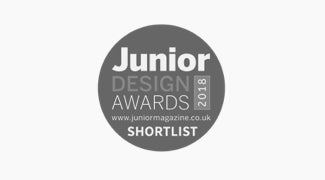 We have been shortlisted for the Junior Design Awards 2018