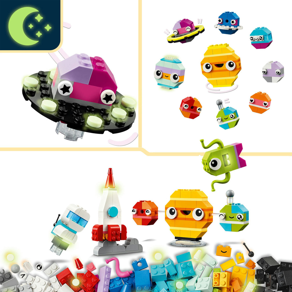 LEGO creative space planets