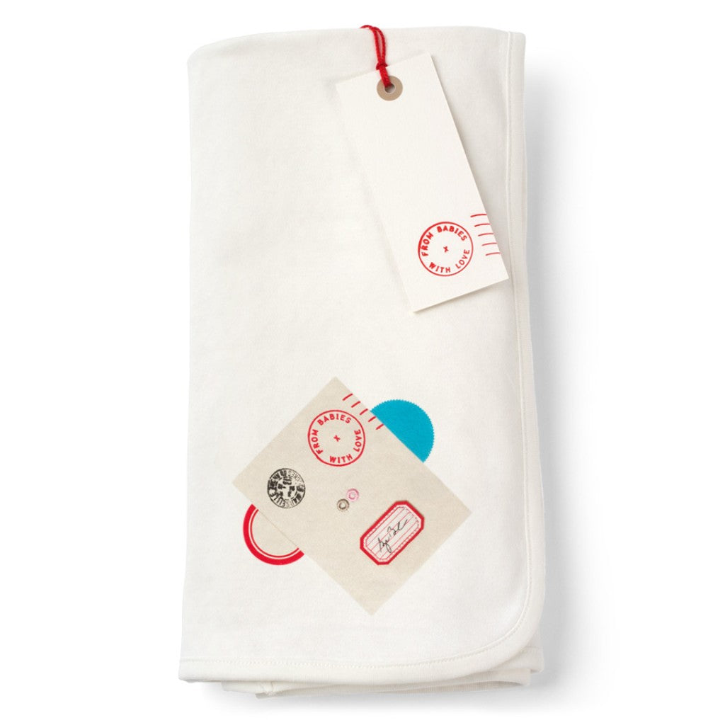 Baby Shower Gift Set: Monkey Organic Babygrow, Blanket, and Decorative Mobile Kit, plus Free Greetings Card & All Profits to Abandoned Babies