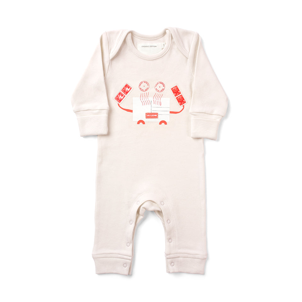 Crab Organic Baby Grow - From Babies with Love 100% of Profit to Vulnerable Children