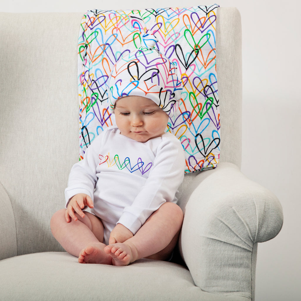 #Lovewall organic knot hat - James Goldcrown x From Babies with Love