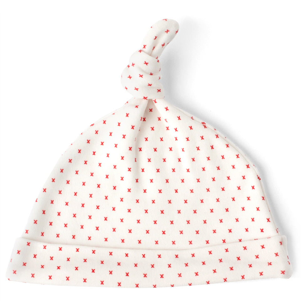 Red Little Kisses Baby Grow Made From 100% Organic Cotton. Free Drawstring Gift Bag and Greetings Card with All Profits To Abandoned Children.